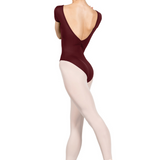 BLOCH L4262 WOMEN GATHER CAP SLEEVE LEOTARD