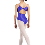 MIRELLA M2190LM WOMEN DRAPE DETAIL CAMISOLE LEOTARD