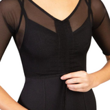 SUFFOLK 2673A WOMEN MERMAID CAMISOLE LEOTARD WITH SWEETHEART HALF SLEEVE TOP