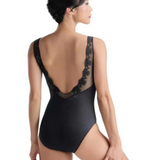 BALLET ROSA LYNN BOATNECK EMBROID MESH TANK LEOTARD