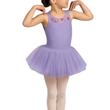 BLOCH CL5235 GIRLS EVIE SCOOP NECKLINE BACK TANK TUTU LEOTARD