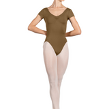 BLOCH L4262 WOMEN GATHER CAP SLEEVE LEOTARD