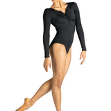 DANSHUZ 24107A WOMEN RHODE LONG SLEEVESHIRRING LEOTARD