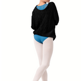BLOCH Z30014 WOMEN WIDE OSIZE KNIT WARM UP SWEATER