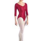 MIRELLA M1023LM WOMEN 3/4 SLEEVE LEOTARD
