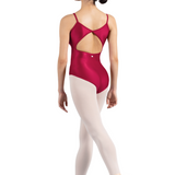 MIRELLA M2190LM WOMEN DRAPE DETAIL CAMISOLE LEOTARD