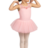 BLOCH CL5235 GIRLS EVIE SCOOP NECKLINE BACK TANK TUTU LEOTARD