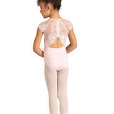 DANSHUZ 24102C GIRLS AUDRA CAP SLEEVE LEOTARD