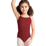 CAPEZIO CC100C GIRLS CAMISOLE LEOTARD WITH ADJUSTABLE STRAPS