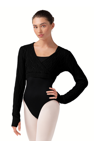 BLOCH CELESTE KNIT WRAP TOP - ADULT  #Z30018