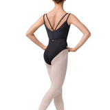 MIRELLA M70001LM WOMEN STRIPE BODICE CAMISOLE LEOTARD