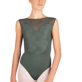 BALLET ROSA CAPRICE WOMEN LACE FRONT V-BACK LEOTARD