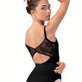 BLOCH L70002 WOMEN FB EMBROIDERED CAMISOLE LEOTARD