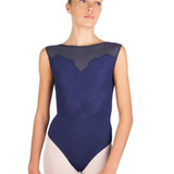 BALLET ROSA CAPRICE WOMEN LACE FRONT V-BACK LEOTARD