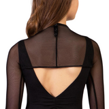 SUFFOLK 2675A WOMEN MERMAID TANK LEOTARD WITH MOCK NECK SHRUG TOP