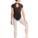 MIRELLA M3114LM WOMEN ZIP FRONT OPEN BACK TANK LEOTARD