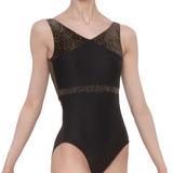 WEAR MOI IPOME WOMEN MICROFIBER DEPP V-SHAPE TANK LEOTARD