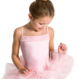 CAPEZIO 11307C GIRLS RUFFLE YOKE TUTU DRESS