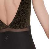 WEAR MOI IPOME WOMEN MICROFIBER DEPP V-SHAPE TANK LEOTARD