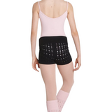 BLOCH CR5514 GIRLS NORA KNITTED WARM-UP SHORTS