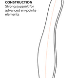 NIKOLAY 0524N NOVA U-SHAPED MEDIUM SHANK POINTE SHOE