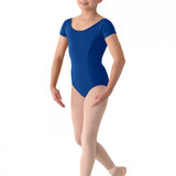 MIRELLA M515C GIRLS CAP SLEEVE LEOTARD