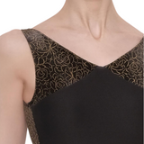 WEAR MOI IPOME WOMEN MICROFIBER DEPP V-SHAPE TANK LEOTARD