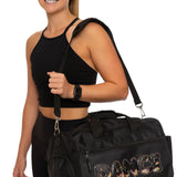 HORIZON 4600 SHAYLA "DANCE" TRANSPARENT LETTER PATCHES GEAR DUFFEL