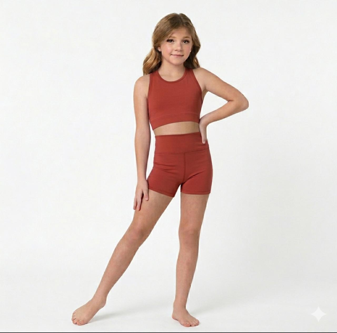 GIRLS HIGH WAIST SHORT-DANSHUZ