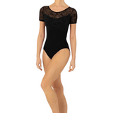 BLOCH L3392 VIENNA BACK SHORT SLEEVE LEOTARD