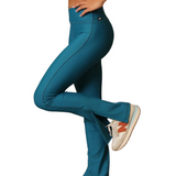 TIGER FRIDAY WOMEN MAY SPLIT FLARE LEGGINGS