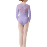 BLOCH CZ0516 GIRLS BEA MESH BACK WRAP TOP