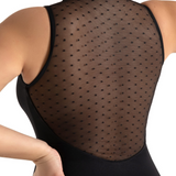 CAPEZIO 12002W ZIP FRONT OPEN BACK TANK LEOTARD
