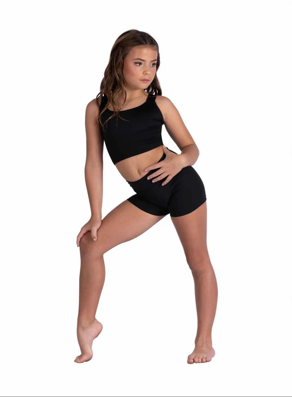 HI-WAIST BOOTY SHORT LENGTH-DANSHUZ