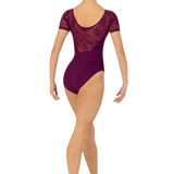 BLOCH L3392 VIENNA BACK SHORT SLEEVE LEOTARD