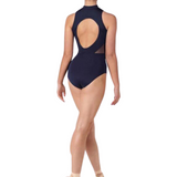 BLOCH L0555B WOMEN CELESTE ZIP FRONT HALTER LEOTARD