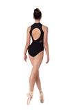 BLOCH L0555B WOMEN CELESTE ZIP FRONT HALTER LEOTARD