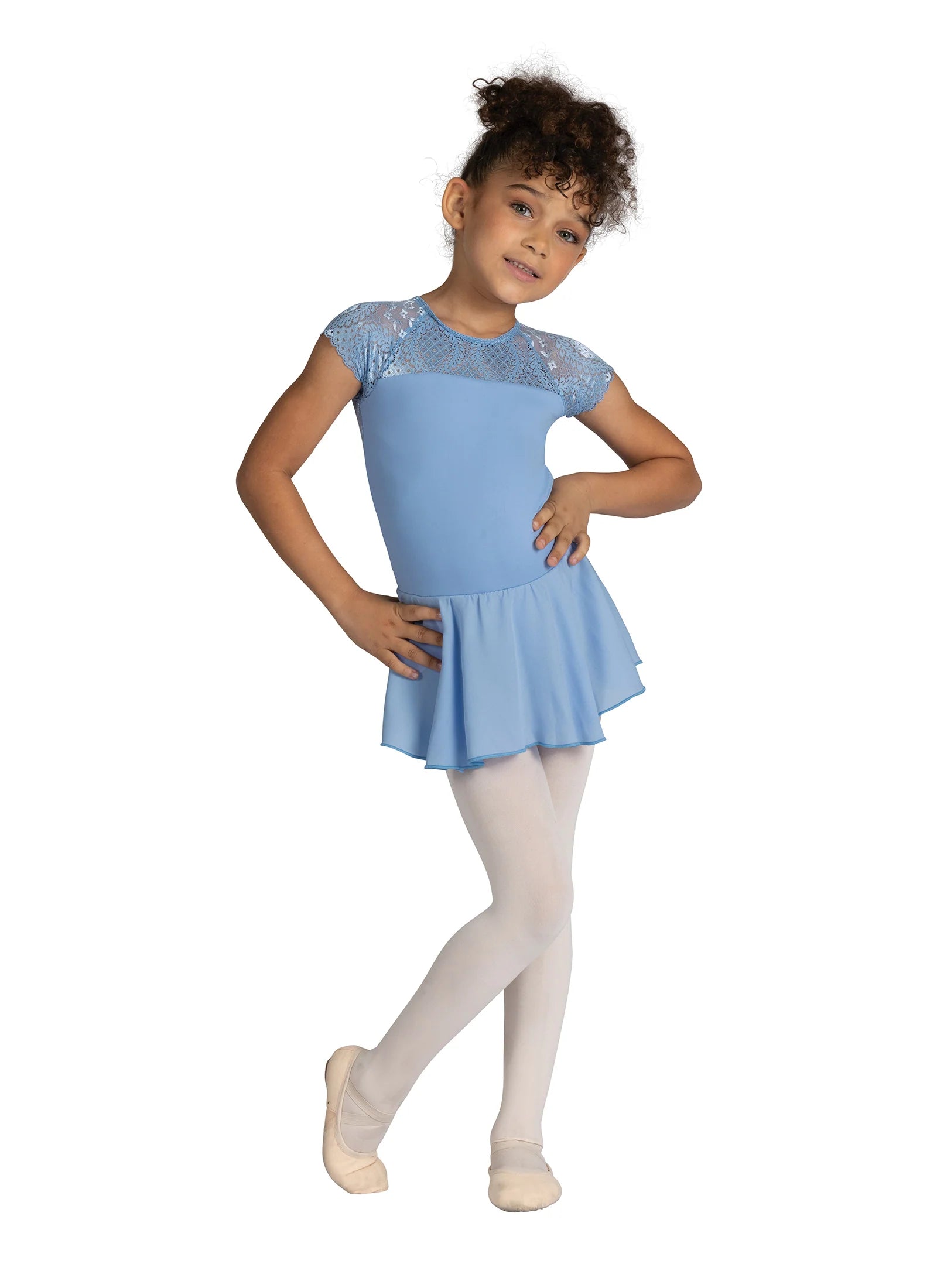 KIDS AUDRIENNE CAP SLEEVE DRESS-DANSHUZ
