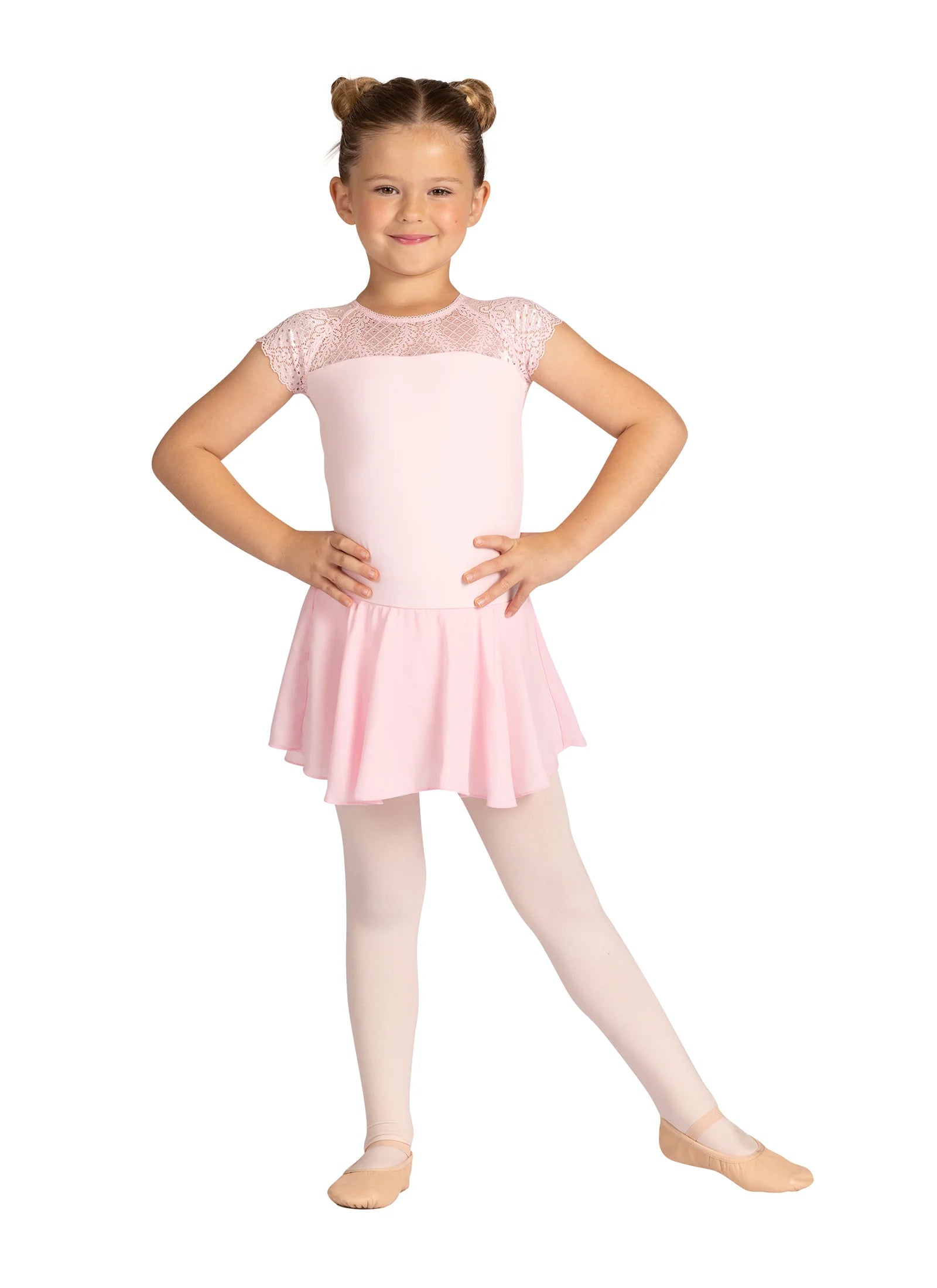 KIDS AUDRIENNE CAP SLEEVE DRESS-DANSHUZ