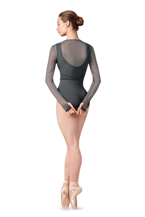 BLOCH Z8459 WOMEN BETHAN MESH WRAP TOP
