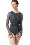 BLOCH Z8459 WOMEN BETHAN MESH WRAP TOP