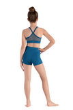BLOCH CR8464 GIRLS NICOLIA V-FRONT SHORTS