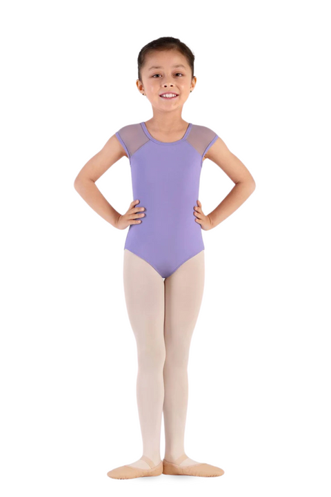 BLOCH CL9282 GIRLS RAFIE MESH BACK LEOTARD
