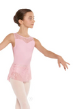 EUROTARD 78121C GIRLS IMPRESSION MESH HIGH LOW PULL MINI BALLET SKIRT