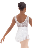 EUROTARD 78121C GIRLS IMPRESSION MESH HIGH LOW PULL MINI BALLET SKIRT