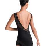 BALLET ROSA IVY WOMEN EMBROIDRED HEM MESH PULL ON SKIRT