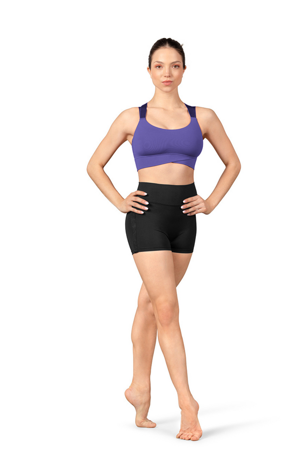 MIRELLA M749L WOMEN CAMI STRAP CROP TOP