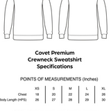 COVET DANCE 4PT-SS FOUR POINTES CREWNECK SWEATSHIRT