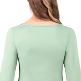 SUFFOLK 4019C GIRLS PARISIAN MACARON MODAL TIE FRONT CROPPED TOP