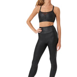 BLOCH P0528 LADIES ADELE FULL LENGTH LEATHER LOOK LEGGINGS
